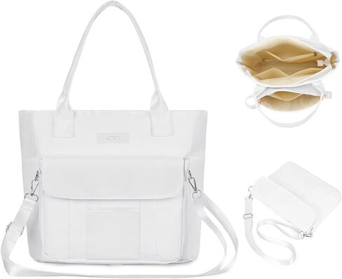 Tote Bag for Women Handbags Shoulder Crossbody Bags with Multiple Zipper Pocket for Work in Kuwait