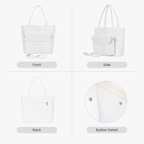 Tote Bag for Women Handbags Shoulder Crossbody Bags with Multiple Zipper Pocket for Work in Kuwait
