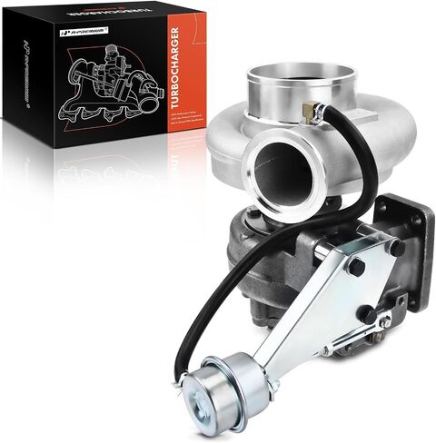 A-Premium الشاحن التوربيون التوربيني الكامل مع حشية ومشغل Wastegate متوافق مع Dodge RAM 2500 3500 1996 1997 1998 L6 5.9L الإرسال اليدوي in Kuwait