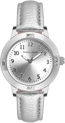 Women's Leather Band Quartz Movement Waterproof Business Classic Tharalog Watch with Genuine Leather Stafless Band Watch Elegant Ladies Watch in Kuwait