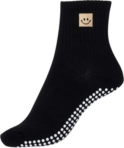 Smirk Co. Pilates Socks - Extra Grip, Adaptive Flex-Fit Non-Slip Socks for Yoga, Hospital, Barre, Sports & Home Use for Women in Kuwait