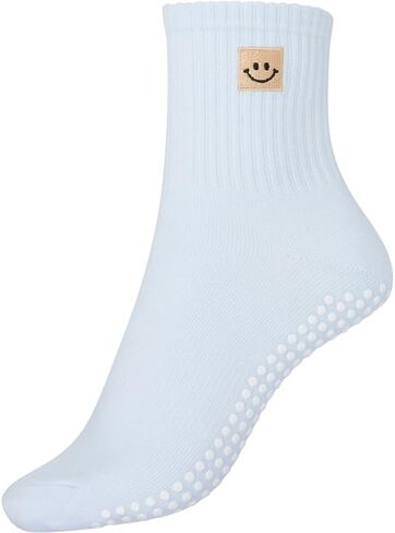 Smirk Co. Pilates Socks - Extra Grip, Adaptive Flex-Fit Non-Slip Socks for Yoga, Hospital, Barre, Sports & Home Use for Women in Kuwait