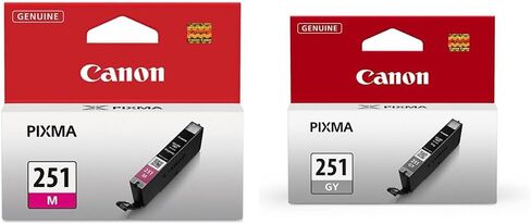 Canon CLI-251 أصفر متوافق مع طابعات iP7220، iP8720، iX6820، MG5420، MG5520/MG6420، MG5620/MG6620، MG6320، MG7120، MG7520، MX922/MX722 in Kuwait