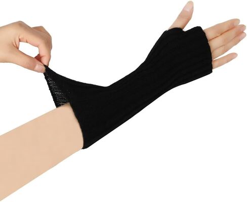 Leg Warmers Arm Warmers,Knitted Socks Gloves 80s Y2K Harajuku Accessory Kawaii Goth Gloves Socks in Kuwait