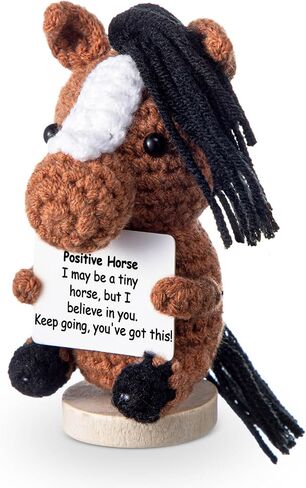 Seenelling Positive Mahjong Friends Crochet Gifts for Women Men Handmade in Kuwait