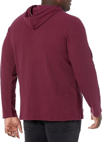 Amazon Essentials Men's Pullover Hoodie, Long-Sleeve Slub Thermal (Previously GoodThreads) in Kuwait