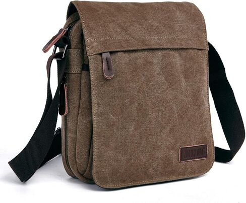 Small retro canvas messenger men's crossbody bag and shoulder bag in Saudi Arabia