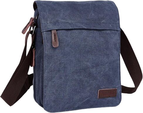 Small retro canvas messenger men's crossbody bag and shoulder bag in Saudi Arabia