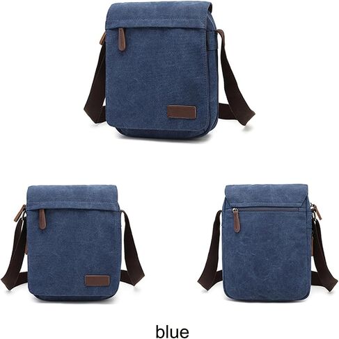 Small retro canvas messenger men's crossbody bag and shoulder bag in Saudi Arabia