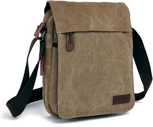 Small retro canvas messenger men's crossbody bag and shoulder bag in Saudi Arabia