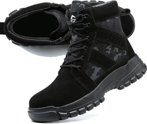 Steel Toe Boots for Men Women Lightweight Safety Boots Indestructible Construction Steel Toe Shoes for Men Composite Toe Boots in Saudi Arabia