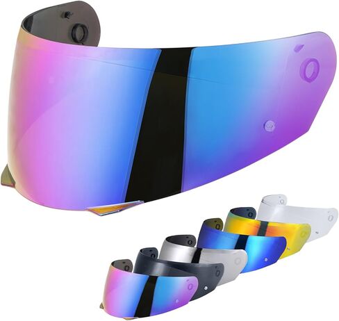 استبدال درع الخوذة Vcoros I90 ، I90 خوذة درع متصل بملحقات خوذة HJ-33 (Chrome Silver) in Kuwait