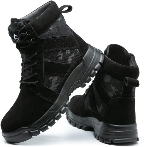 Steel Toe Boots for Men Women Lightweight Safety Boots Indestructible Construction Steel Toe Shoes for Men Composite Toe Boots in Saudi Arabia