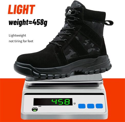 Steel Toe Boots for Men Women Lightweight Safety Boots Indestructible Construction Steel Toe Shoes for Men Composite Toe Boots in Saudi Arabia