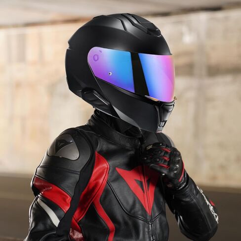 استبدال درع الخوذة Vcoros I90 ، I90 خوذة درع متصل بملحقات خوذة HJ-33 (Chrome Silver) in Kuwait