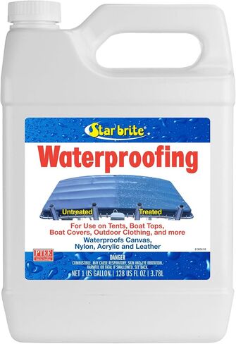 STAR BRITE Waterproofing Spray, Waterproofer + Stain Repellent + UV Protection for Boat Covers, Car Covers, Bimini Tops, Tents, Jackets, Backpacks, Boots, Awnings, Patio Covers & More in Kuwait