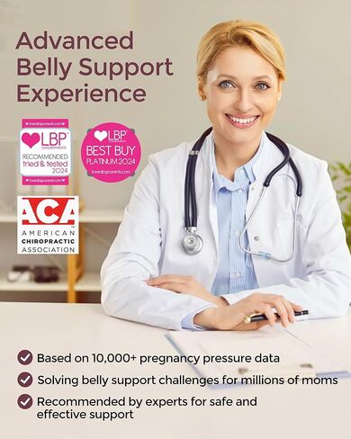 حزام بطن الحمل من Momcozy، حزام بطن الأمومة CozySupport Ergonest، حزام حمل غير مرئي للظهر والبطن والخصر in Saudi Arabia