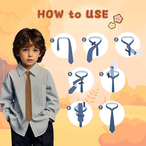Cotton Boys Tie 12-14 Years, Adjustable Kids Tie Solid Color Ties for Boys, Boys Necktie for School Wedding Party in Saudi Arabia