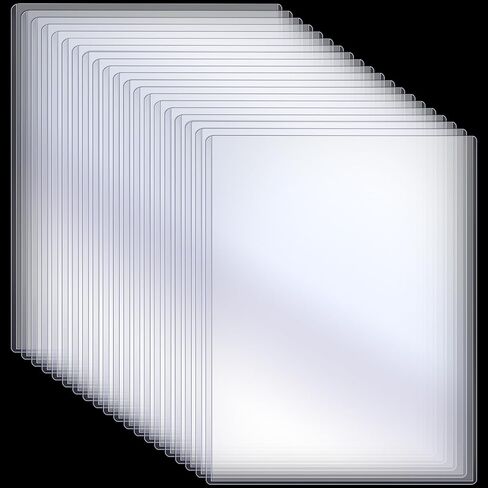 Sherr 2 Pcs 18 x 24 Inches Rigid Print Protectors Clear Hard Plastic Sheet Protectors Poster Sleeves for Protect Store and Display Photographs, Prints and Documents in Saudi Arabia