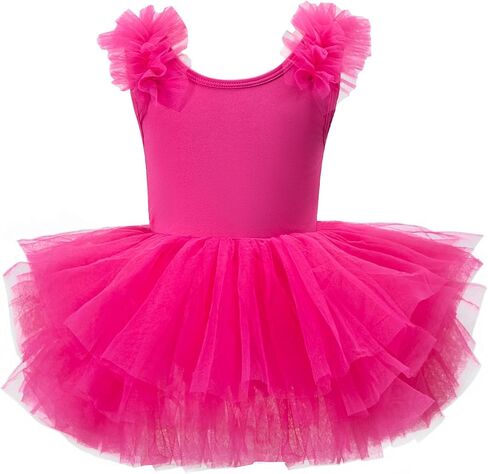 KARETT Toddler Ballet Outfit Sleeveless with Snap Gymnastics Leotards for Girls 1-7Y in Saudi Arabia