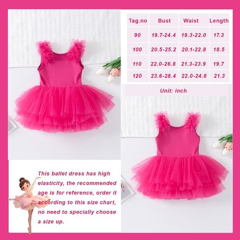 KARETT Toddler Ballet Outfit Sleeveless with Snap Gymnastics Leotards for Girls 1-7Y in Saudi Arabia
