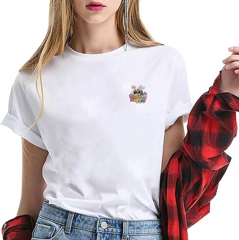 9pcs bee Queen Iron على شارات لتي شيرت DIY نقل الحرارة القابلة للغسل ملصقات الفينيل للملابس أغطية وسادة جينز in Kuwait