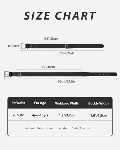 AWAYTR Youth Baseball Belt Boys - Adjustable Elastic Softball Belt for Kids Girls Pants Uniform in Saudi Arabia