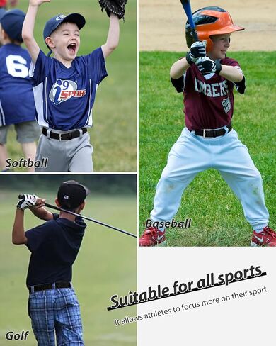 AWAYTR Youth Baseball Belt Boys - Adjustable Elastic Softball Belt for Kids Girls Pants Uniform in Saudi Arabia