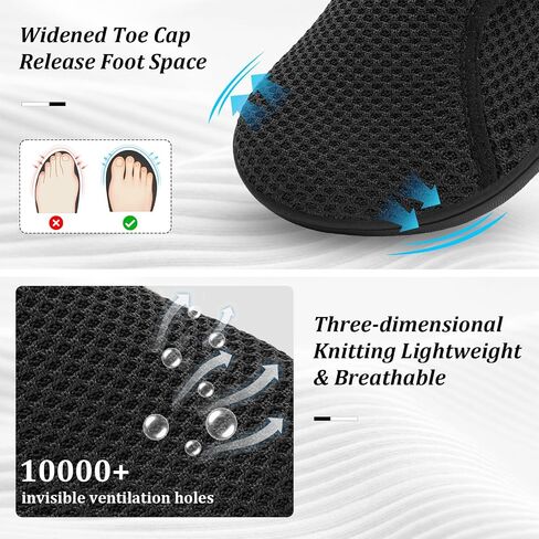Womens Walking Shoes Comfortable Wide Diabetic Shoes Adjustable Zero Drop Edema Shoe Breathable Neuropathy Nursing Shoes Casual Wide Width Sneakers in Kuwait