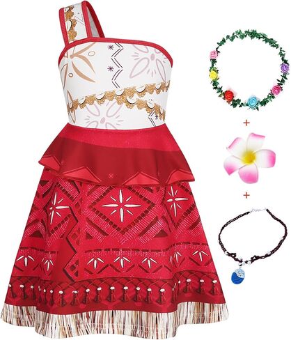 Benylion Princess Dress Up Ocean Adventure Comple for Girls Christmas Gifts Toddler Play Play First Party Dresses in Kuwait