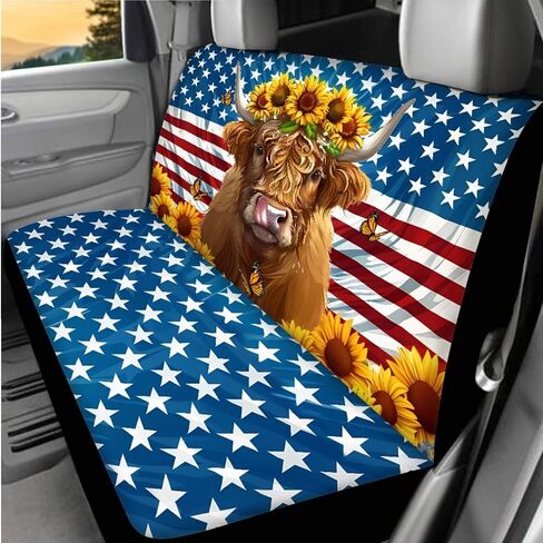 BigCarjob Chicken Flower Flower Auto Auto Pront Pront Set مجموعة كاملة للنساء مجموعات داخلية للسيارة 15 قطعة طباعة دجاج غطاء مقعد السيارة مجموعة وسادات حزام المقعد in Kuwait