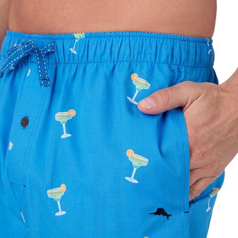 Tommy Bahama - Men's Essential Printed Lounge Short, Woven Pajama Shorts for Sleep or Lounge in Kuwait
