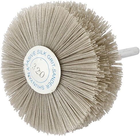uxcell 6mm Shank 82mm Dia Head 240 Grit Abrasive Nylon Wheel Brush Grinding Tool in Saudi Arabia
