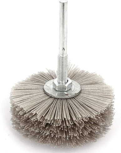 uxcell 6mm Shank 82mm Dia Head 240 Grit Abrasive Nylon Wheel Brush Grinding Tool in Saudi Arabia