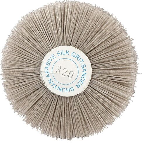 uxcell 6mm Shank 82mm Dia Head 240 Grit Abrasive Nylon Wheel Brush Grinding Tool in Saudi Arabia