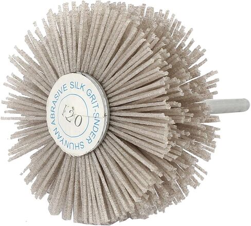 uxcell 6mm Shank 82mm Dia Head 240 Grit Abrasive Nylon Wheel Brush Grinding Tool in Saudi Arabia