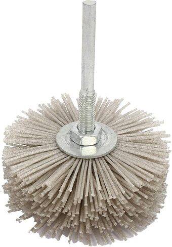 uxcell 6mm Shank 82mm Dia Head 240 Grit Abrasive Nylon Wheel Brush Grinding Tool in Saudi Arabia