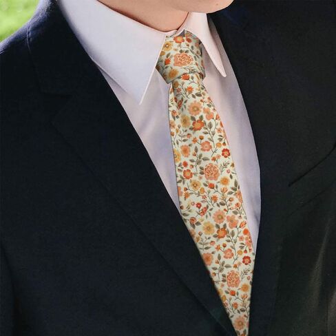 Dekifnhg Floral Men's Tie Funny Neckties Wedding Holdy Homts in Kuwait