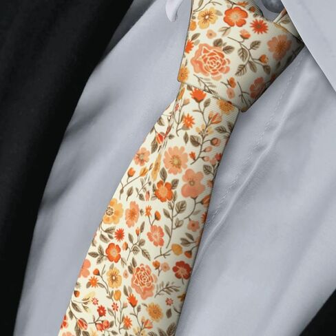Dekifnhg Floral Men's Tie Funny Neckties Wedding Holdy Homts in Kuwait