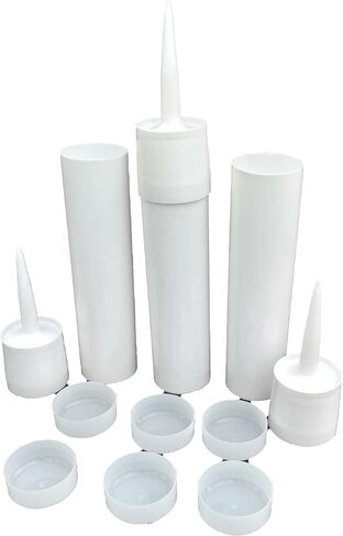 Reusable Empty Caulk Tube - REFILLABLE CAULKING Cartridge 5 oz. - 3 Pack - Made in USA (5 oz. Tubes) in Kuwait