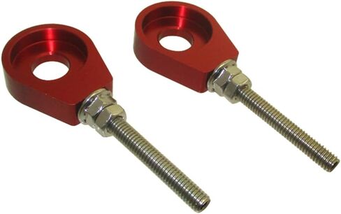 6061-T6 Billet Aluminum Chain Adjusters For Honda CRF50 CRF70 CRF110 CRF125 Z50J KLX110 KLX 110 All Years And Models Monkey Pit Dirt Bike (Red) in Saudi Arabia