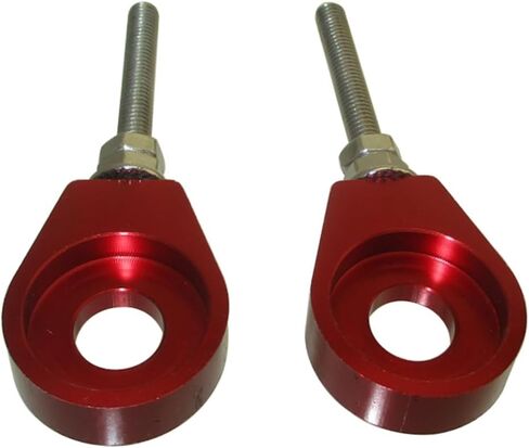 6061-T6 Billet Aluminum Chain Adjusters For Honda CRF50 CRF70 CRF110 CRF125 Z50J KLX110 KLX 110 All Years And Models Monkey Pit Dirt Bike (Red) in Saudi Arabia