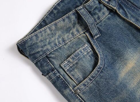 Boy's Ripped Jeans Stacked Skinny Fit Destroyed Distressed Fashion Comfy Denim Jeans Pants in Saudi Arabia