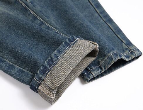 Boy's Ripped Jeans Stacked Skinny Fit Destroyed Distressed Fashion Comfy Denim Jeans Pants in Saudi Arabia