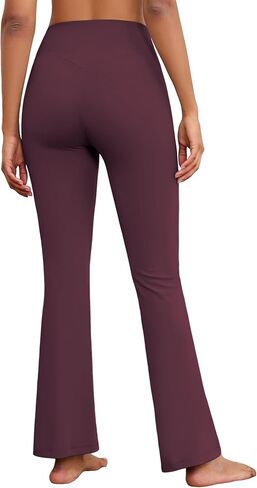 Flare Wide Leg Yoga Pants Women Activewear Butt Lift Crossover Gym Leggings for Womens High Waisted Compression in Saudi Arabia
