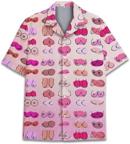 Pineapple Hawaiian Shirt for Men Women, Leopard Pineapple Button Down Shirt Mens Casual Short Sleeve Shirt in Kuwait