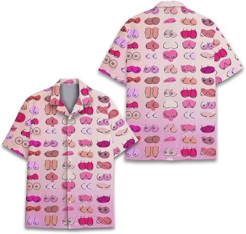 Pineapple Hawaiian Shirt for Men Women, Leopard Pineapple Button Down Shirt Mens Casual Short Sleeve Shirt in Kuwait