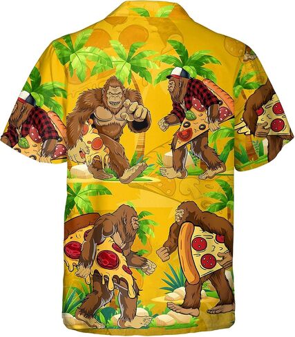 Pineapple Hawaiian Shirt for Men Women, Leopard Pineapple Button Down Shirt Mens Casual Short Sleeve Shirt in Kuwait