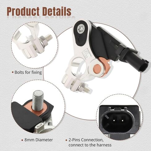 4692269AI Battery Current Sensor Fit for 2011-2016 Chrysler 200 300/2011-2016 Jeep Wrangler Cherokee/2013-2017 Dodge Ram 1500 2500 3500 Charger Journey Challenger Viper/2013-2019 Fiat 500#4692269AG in Kuwait