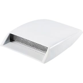 Fydun Car Decorative Air Universal Intake Hood Scoop Bonnet Vent Sticker Cover Hood(Silver)